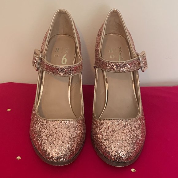Nearly New (Only Worn Twice) Mix No. 6 Stunningly Beautiful Asuviel Glitter Pump - Picture 9 of 15